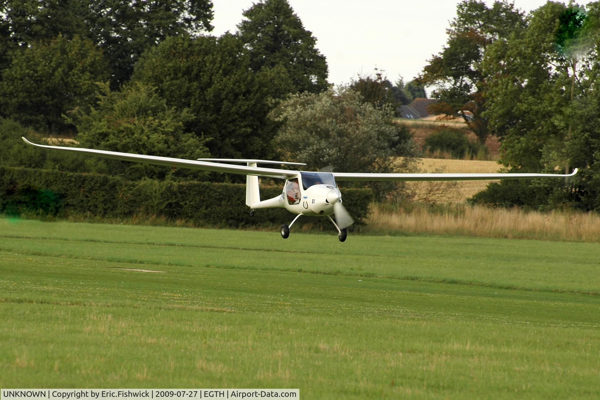 UNKNOWN, Miscellaneous Various C/N unknown, Pipistrel Sinus UL Motorglider - Tour de France ULM 2009 - Anniversaire Louis Bleriot. (reg'n. not known)