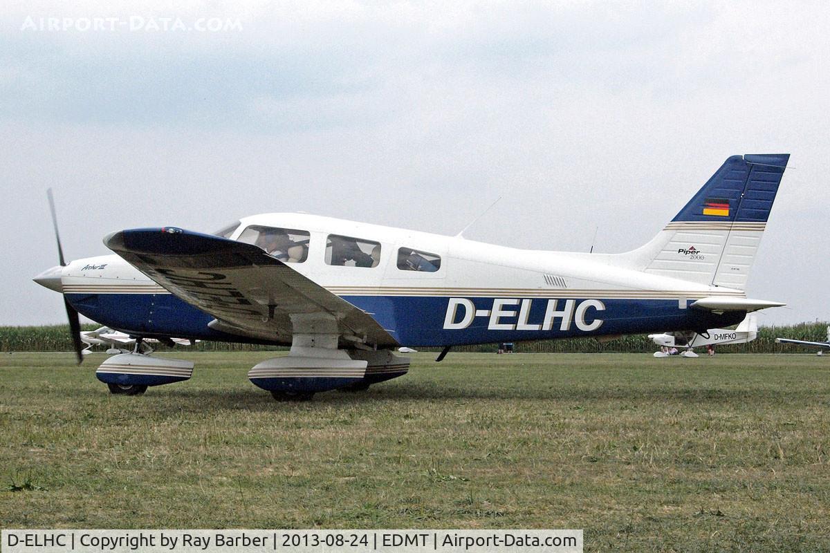 D-ELHC, 2000 Piper PA-28-181 Archer III C/N 2843356, Piper PA-28-181 Archer III [2843356] Tannheim~D 24/08/2013