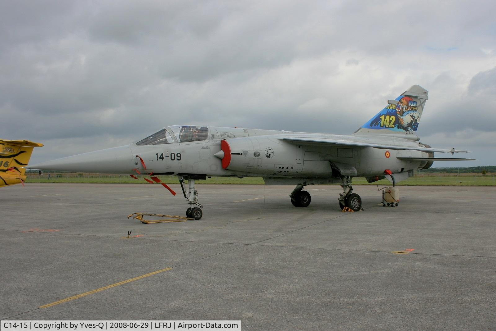 C14-15, Dassault Mirage F-1CE(M) C/N not found, Spanish Air Force Dassault Mirage F1 CE(M), Landivisiau Naval Air Base (LFRJ) Open day Tiger Meet 2008