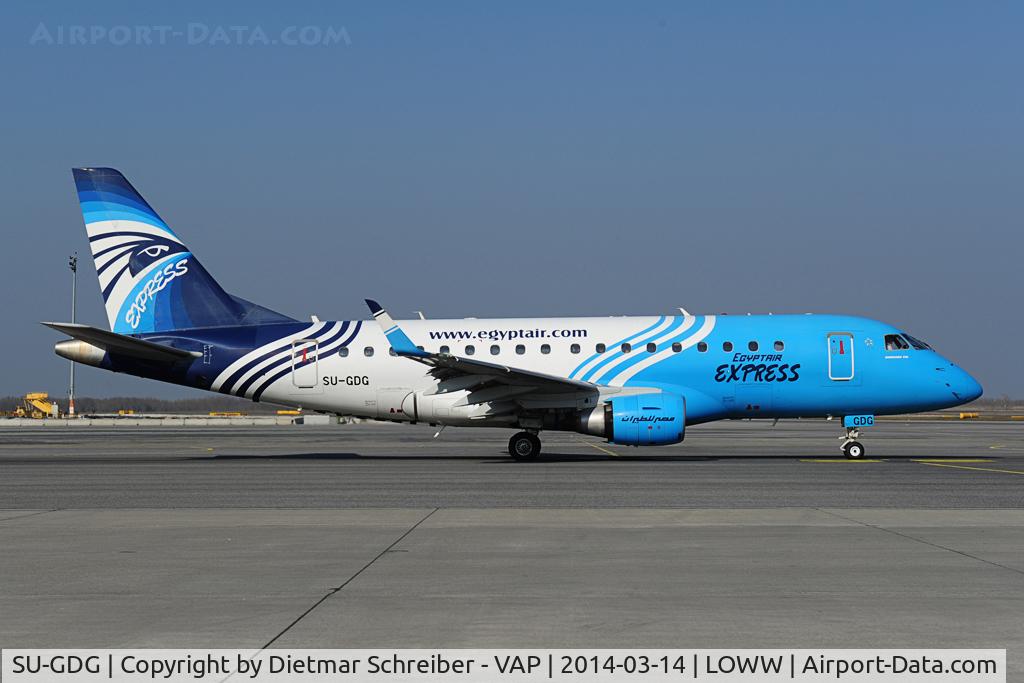 SU-GDG, 2009 Embraer 170LR (ERJ-170-100LR) C/N 17000269, Egypt Air Express Embraer 170