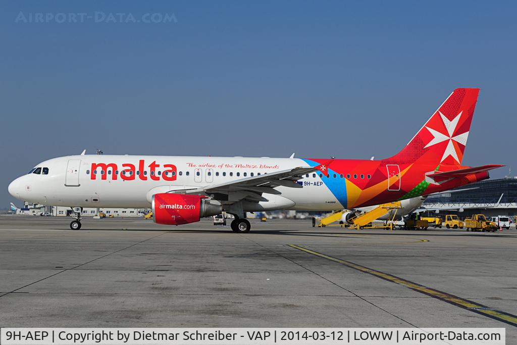 9H-AEP, 2007 Airbus A320-214 C/N 3056, Air Malta Airbus 320