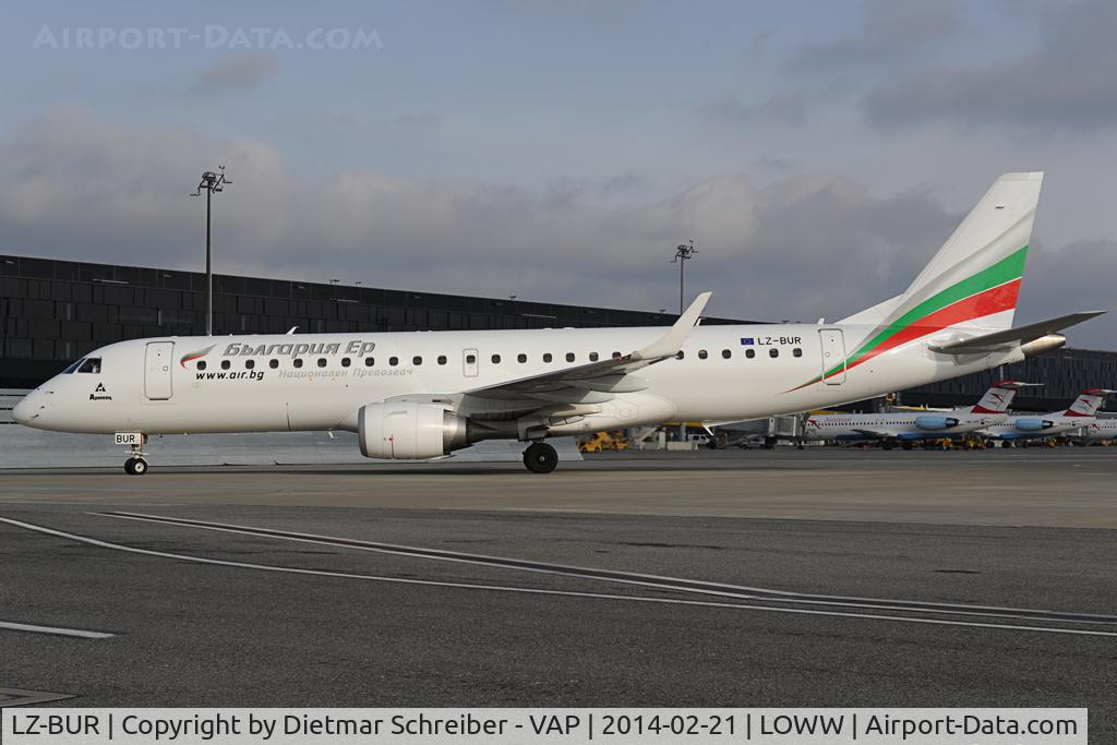 LZ-BUR, 2012 Embraer 190AR (ERJ-190-100IGW) C/N 19000551, Air Bulgaria Embraer 190