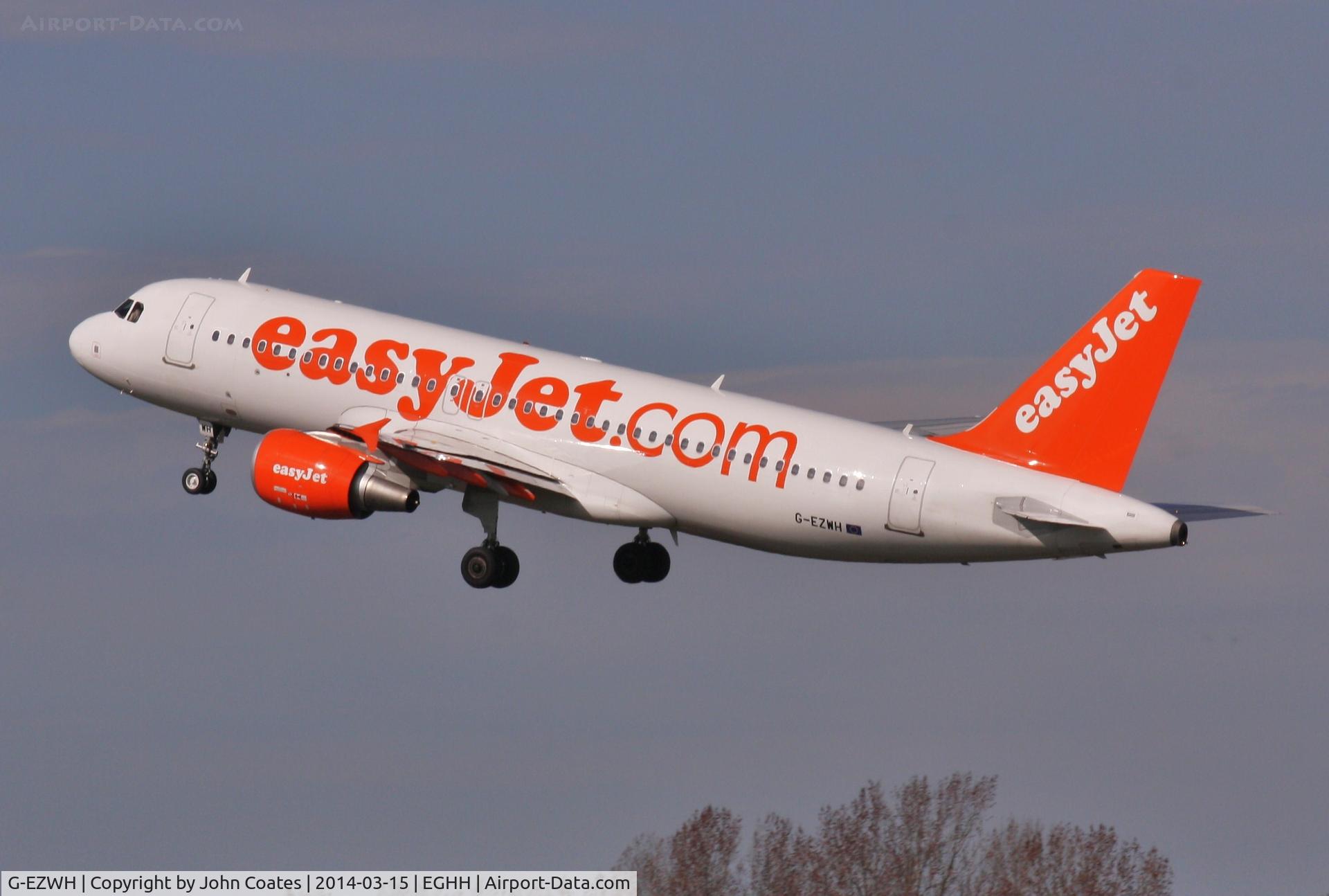 G-EZWH, 2013 Airbus A320-214 C/N 5542, Departing to Geneva