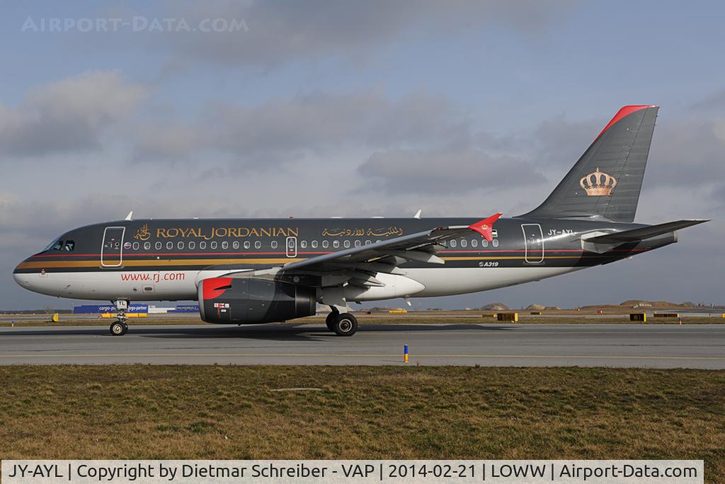 JY-AYL, 2008 Airbus A319-132 C/N 3428, Royal Jordanian Airbus 319
