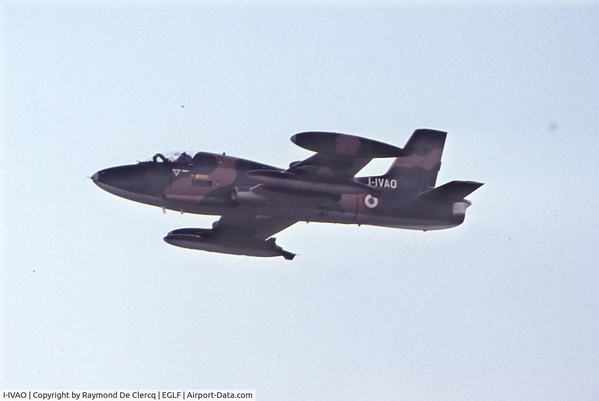 I-IVAO, Aermacchi MB-326K C/N 6477/218, Farnborough 1976