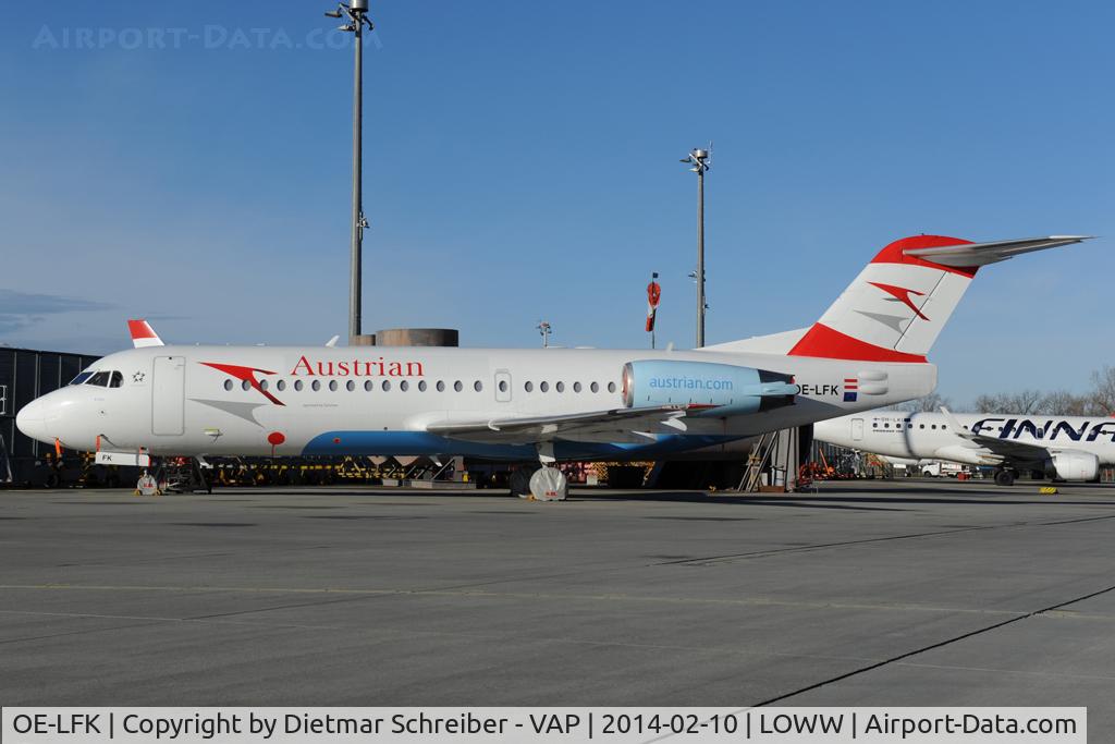 OE-LFK, 1995 Fokker 70 (F-28-0070) C/N 11555, Austrian Airlines Fokker 70