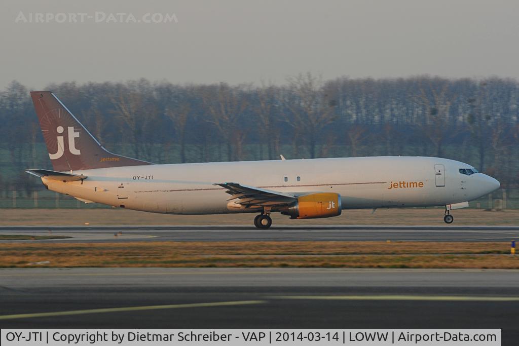 OY-JTI, 1991 Boeing 737-448 C/N 25052, Jettime Boeing 737-400