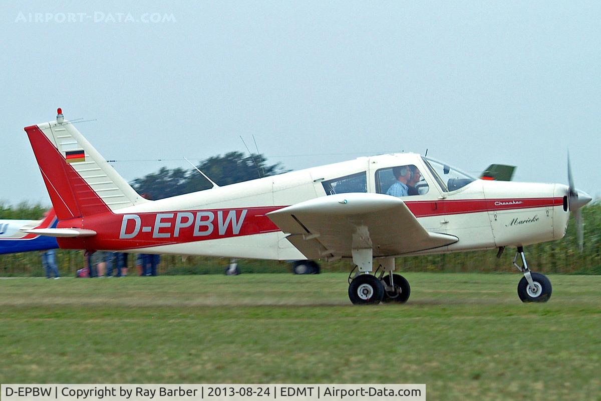 D-EPBW, 1962 Piper PA-28-160 Cherokee C/N 28-337, Piper PA-28-160Cherokee [28-337] Tannheim~D 24/08/2013
