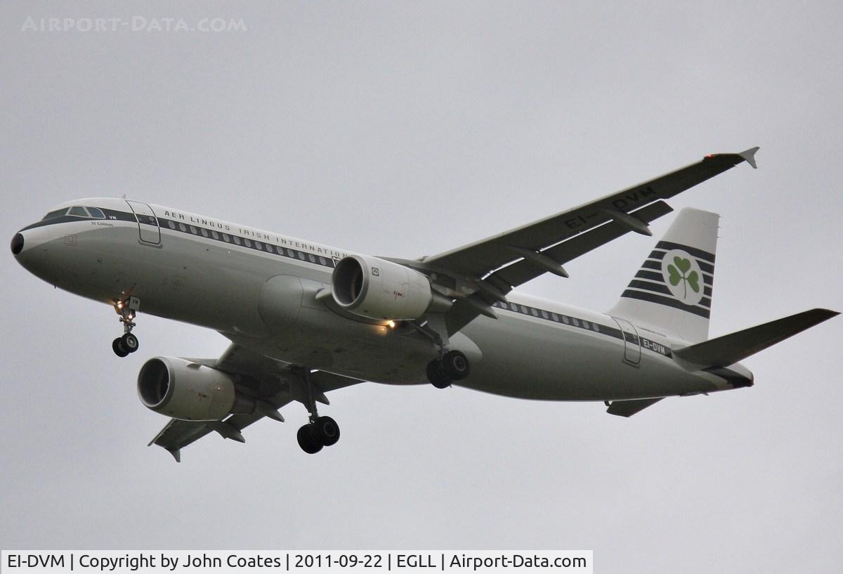 EI-DVM, 2011 Airbus A320-214 C/N 4634, Finals to 27L