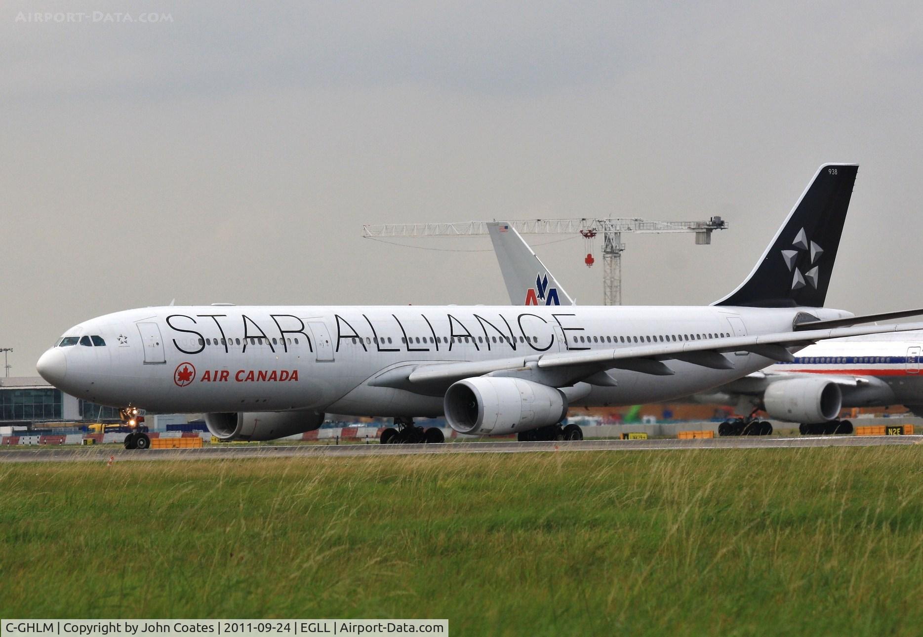 C-GHLM, 2001 Airbus A330-343 C/N 0419, Departing 27L