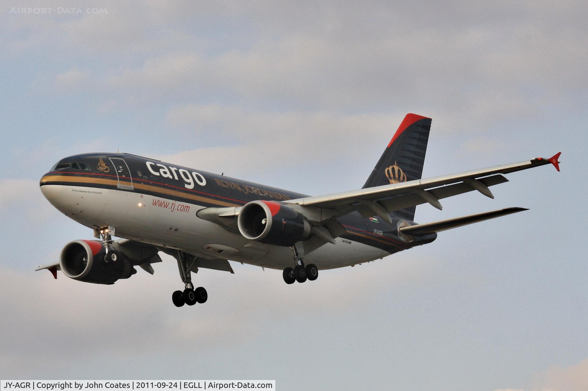 JY-AGR, 1988 Airbus A310-304(F) C/N 490/4451, Finals to 27R