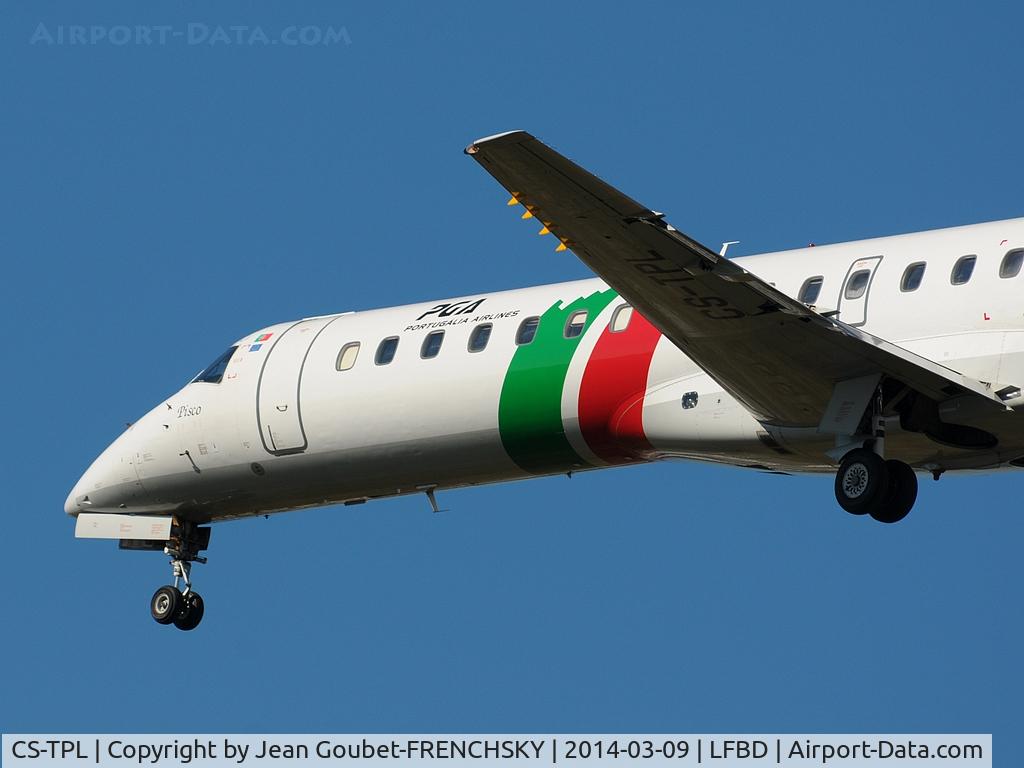 CS-TPL, 1988 Embraer EMB-145EP (ERJ-145EP) C/N 145051, Pisco landing 23 from LIS