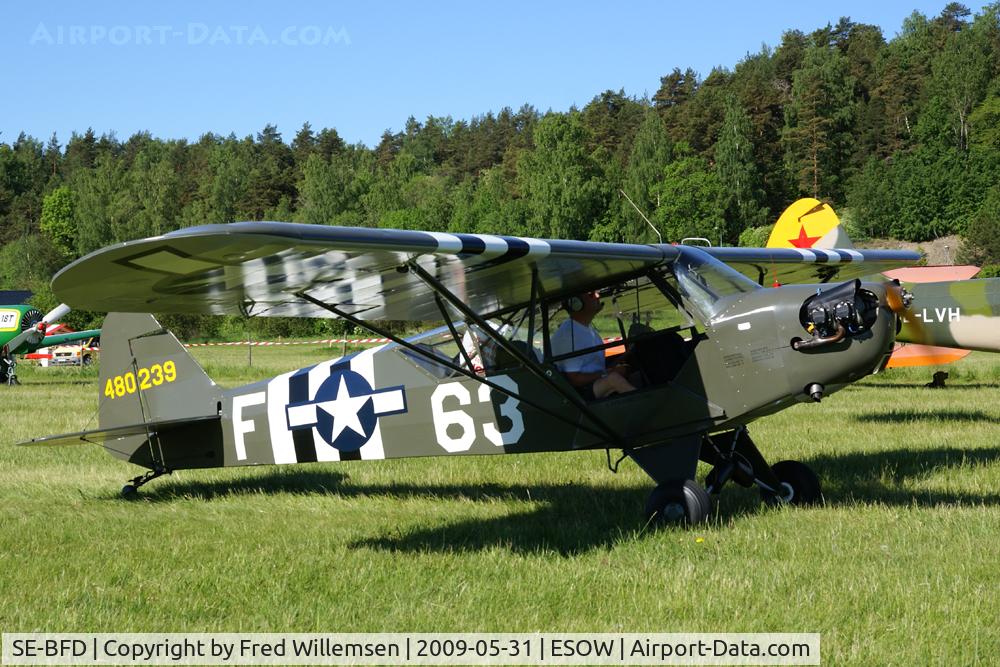 SE-BFD, 1944 Piper L-4J Grasshopper (J3C-65D) C/N 12535-993, 