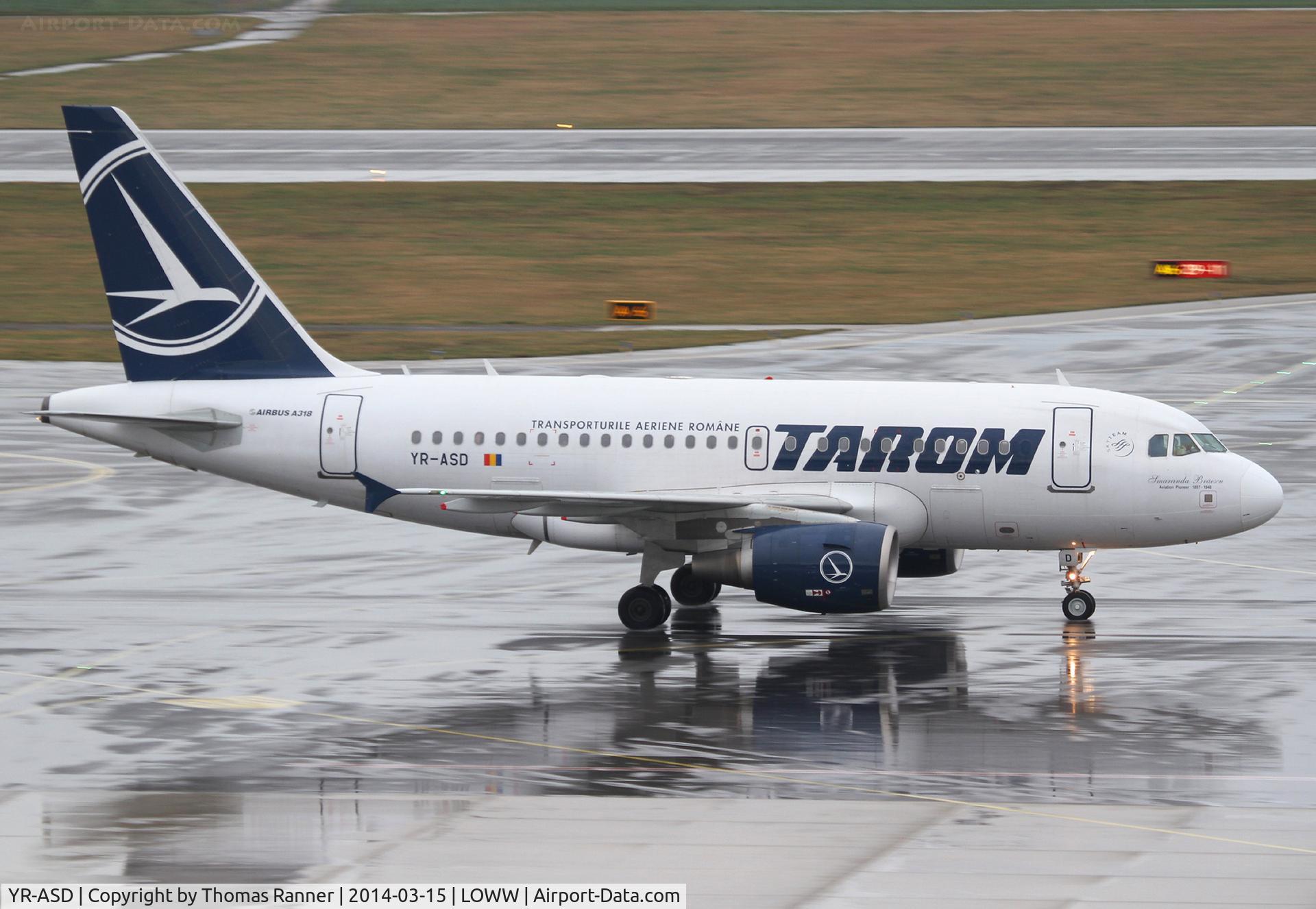 YR-ASD, 2007 Airbus A318-111 C/N 3225, Tarom A318