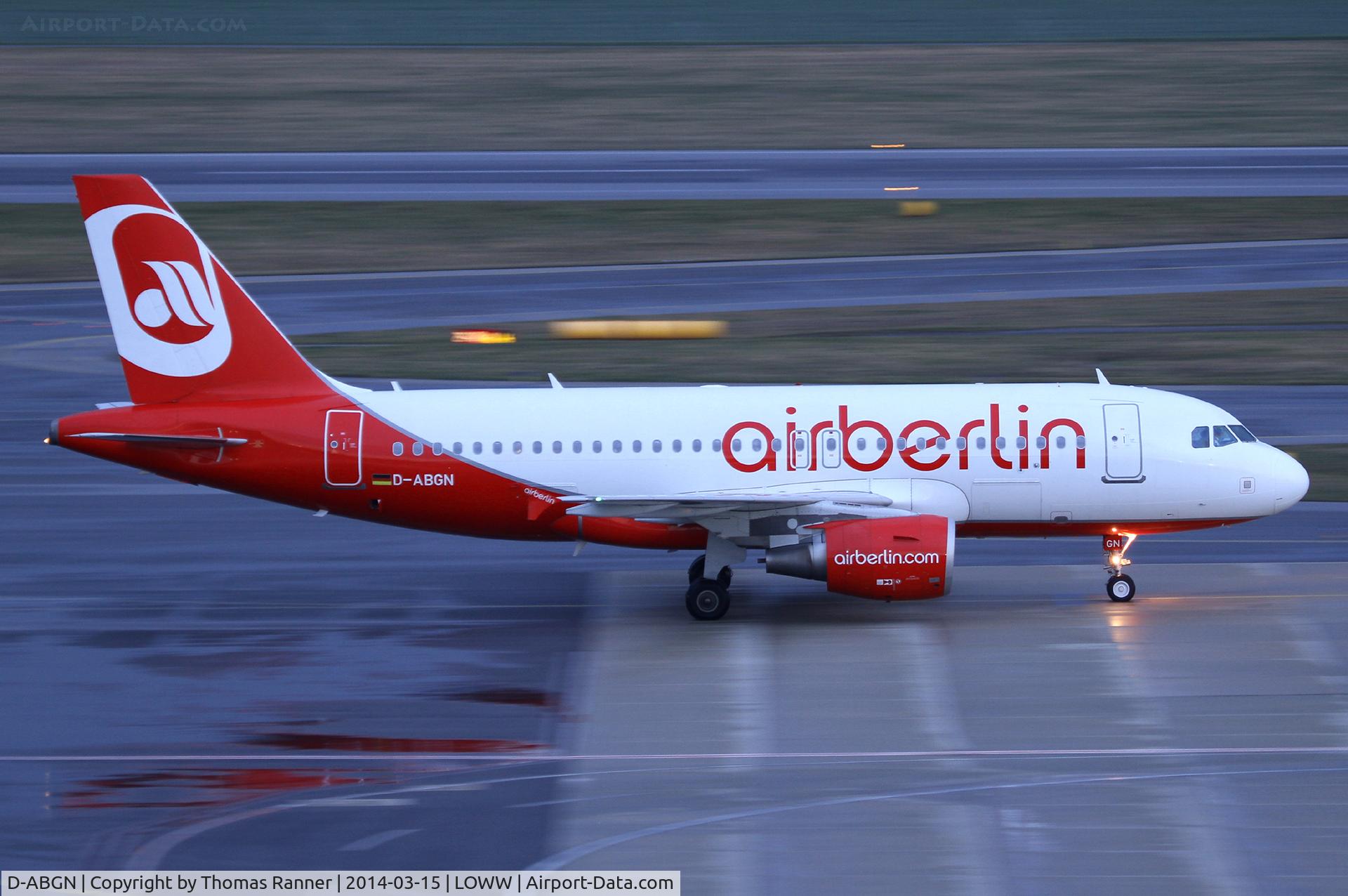 D-ABGN, 2008 Airbus A319-112 C/N 3661, Air Berlin A319