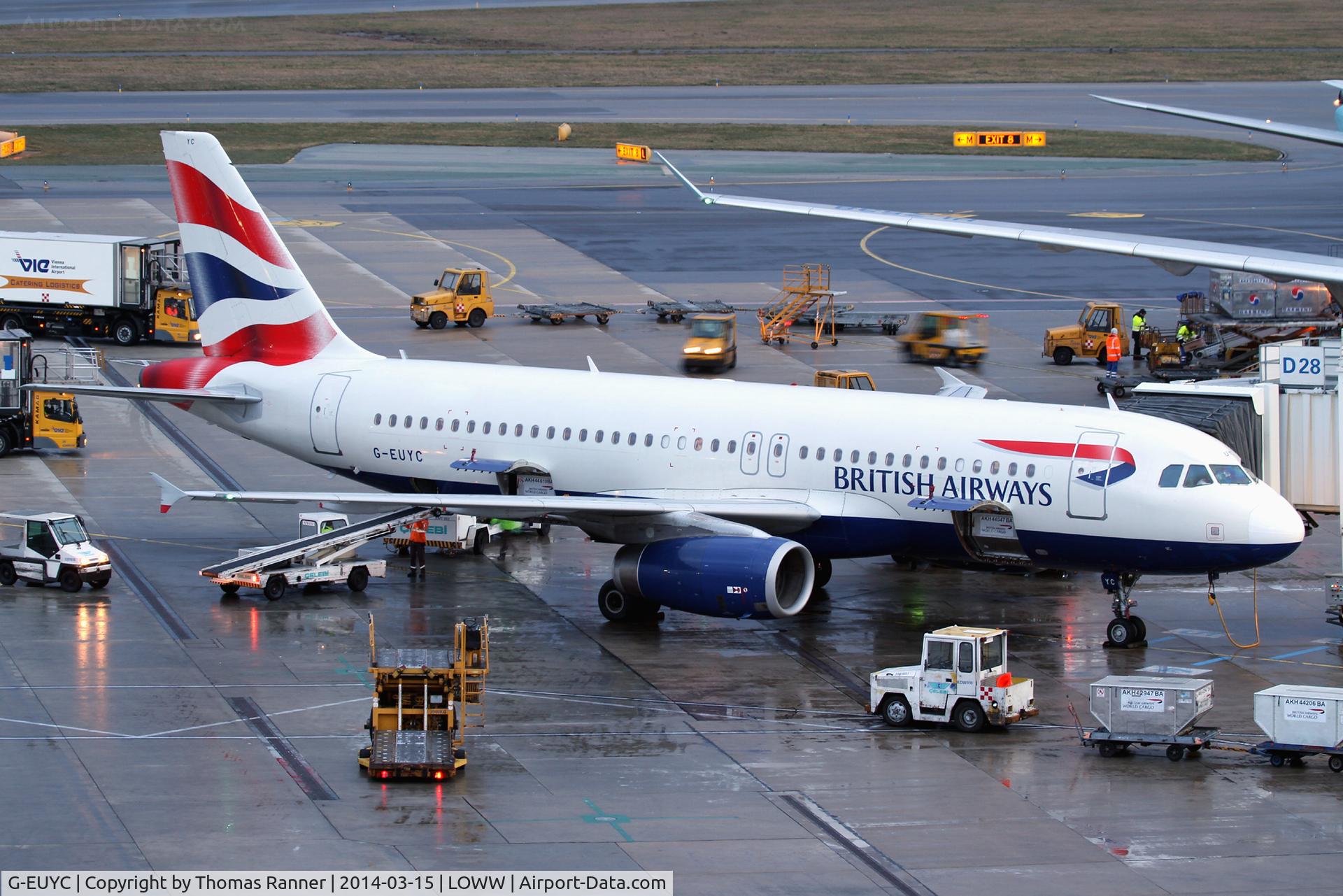 G-EUYC, 2008 Airbus A320-232 C/N 3721, British A320