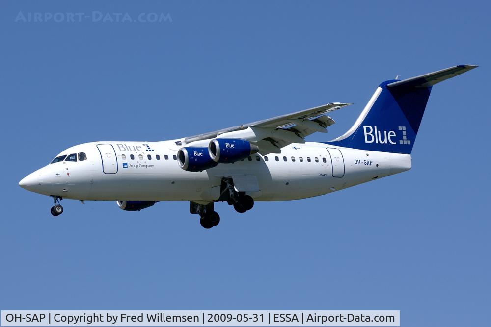 OH-SAP, 2002 British Aerospace Avro 146-RJ85 C/N E.2394, Blue1