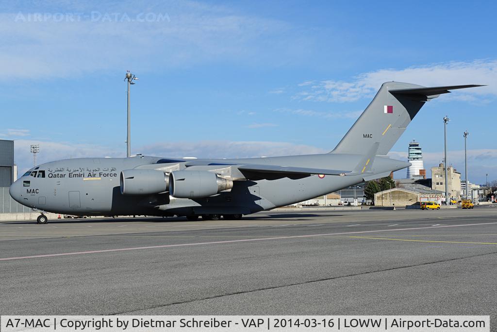 A7-MAC, 2012 Boeing C-17A Globemaster III C/N F-253/QA-3, Qatar Air Force Boeing C17
