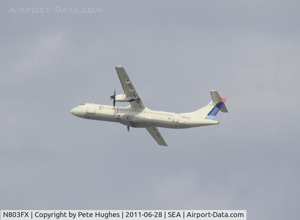 N803FX, 1993 ATR 72-212 C/N 362, N803FX ATR72 departing SEA-TAC