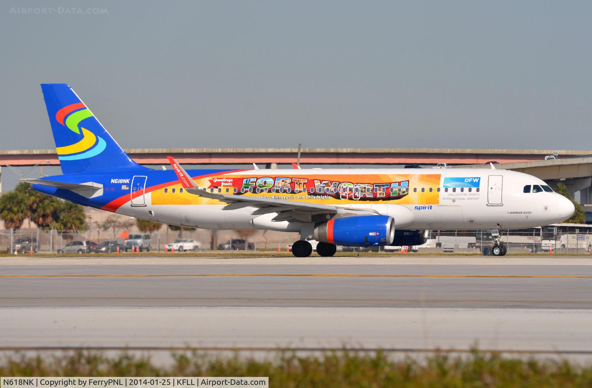 N618NK, 2012 Airbus A320-232 C/N 5458, Spirit A320 Logojet lining-up