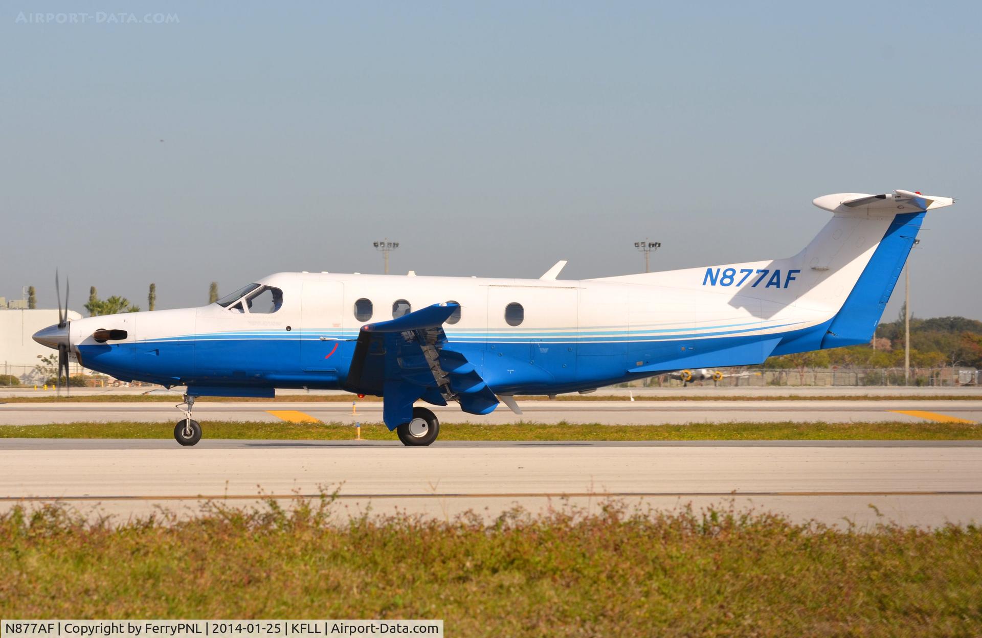 N877AF, 2008 Pilatus PC-12/47 C/N 877, Plansense PC12