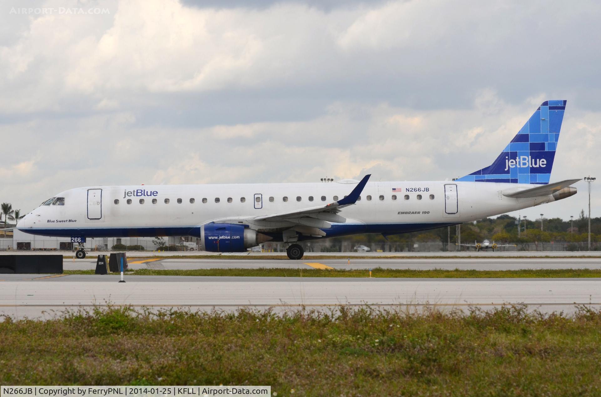 N266JB, 2007 Embraer ERJ-190-100 IGW 190AR C/N 19000054, Jetblue ERJ190