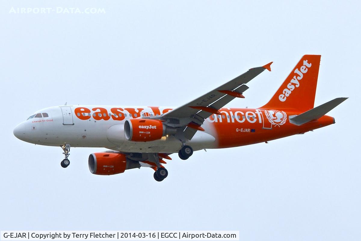 G-EJAR, 2005 Airbus A319-111 C/N 2412, 2005 Airbus A319-111, c/n: 2412 at Manchester