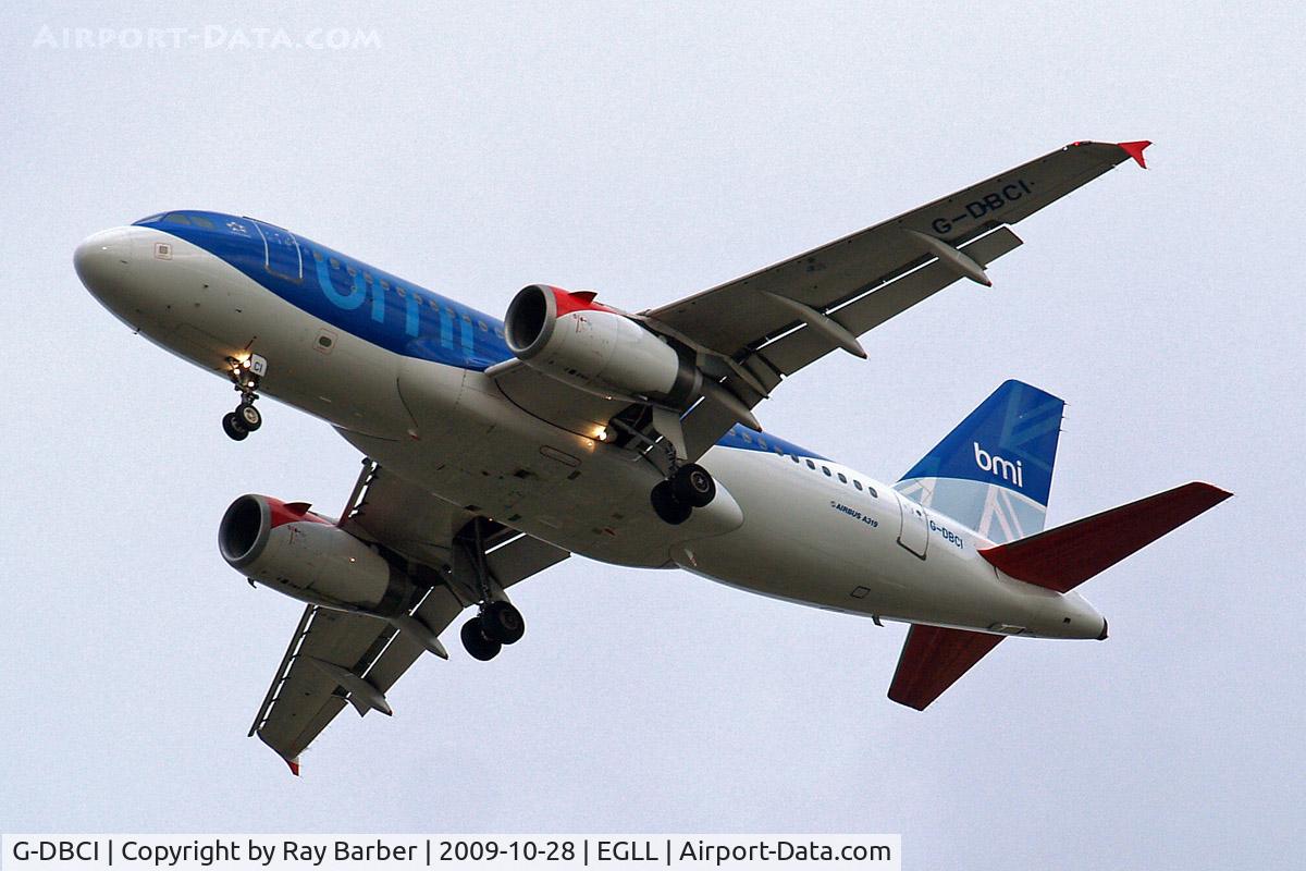 G-DBCI, 2006 Airbus A319-131 C/N 2720, Airbus A319-131 [2720] (bmi British Midland) Home~G 28/10/2009. On approach 27R.