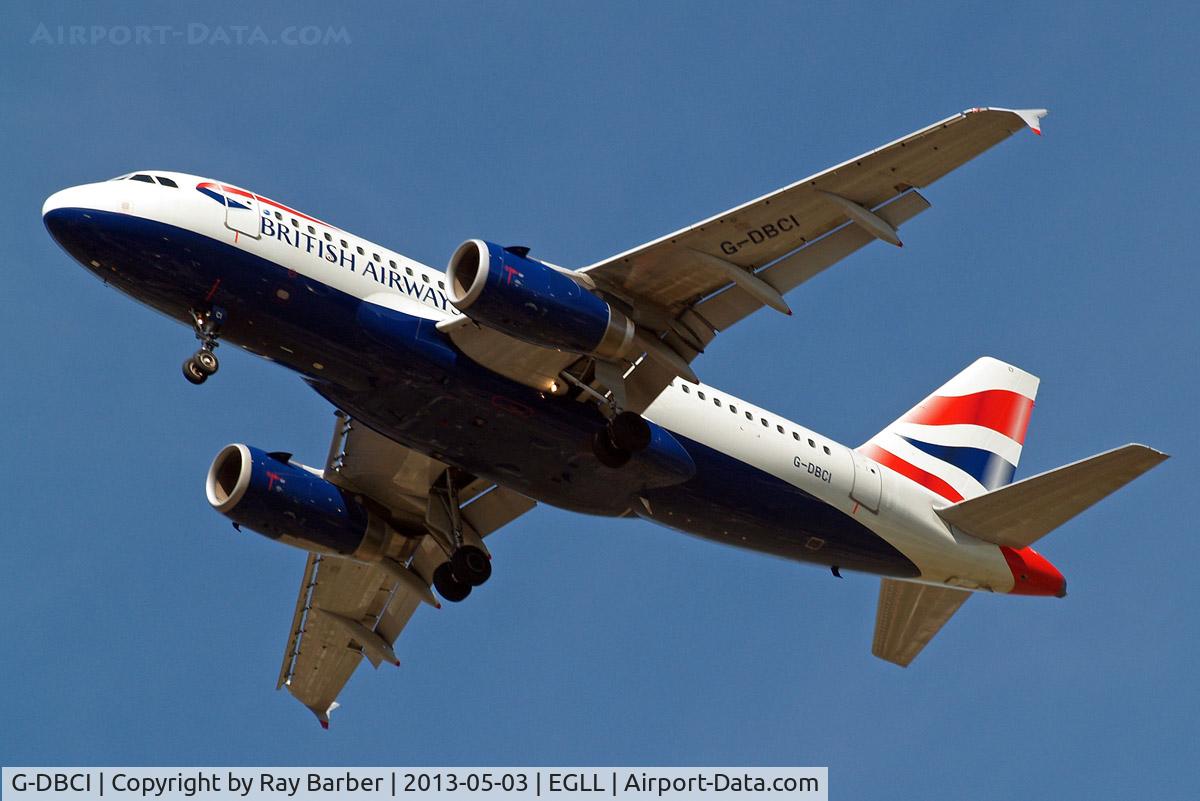 G-DBCI, 2006 Airbus A319-131 C/N 2720, Airbus A319-131 [2720] (British Airways) Home~G 03/05/2013. On approach 27R.