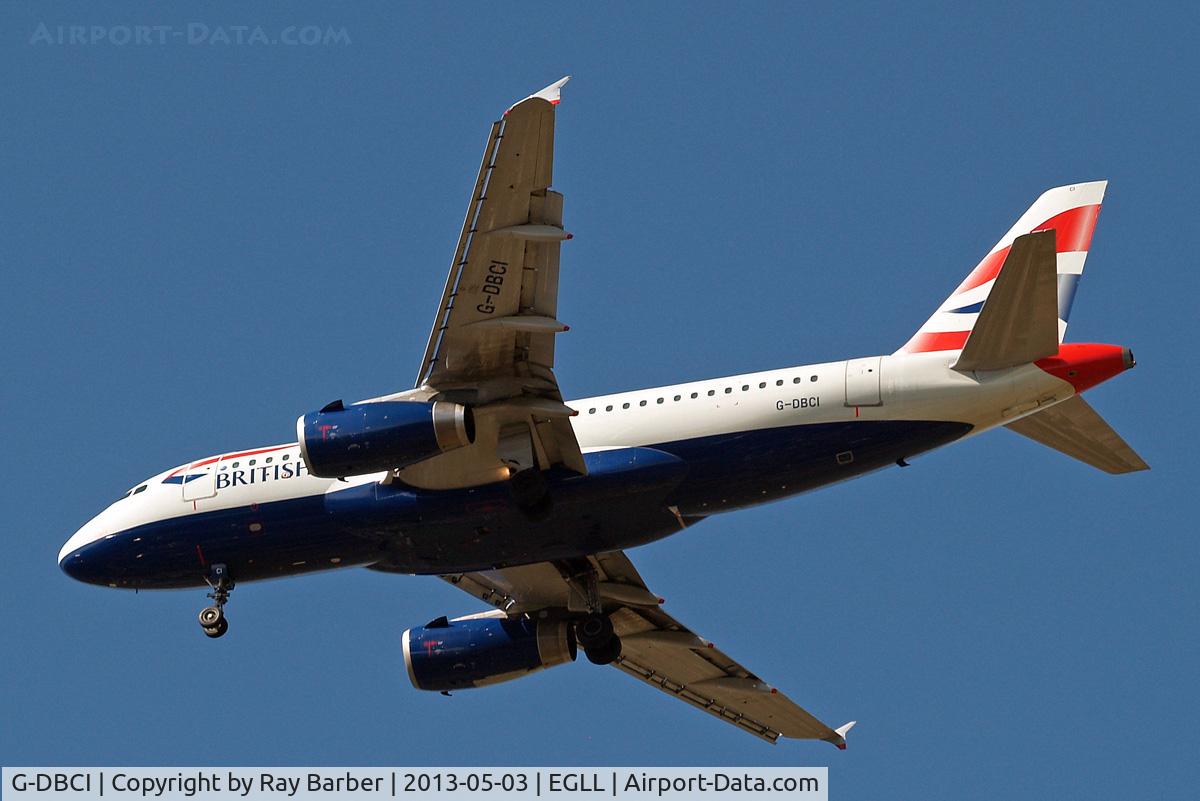 G-DBCI, 2006 Airbus A319-131 C/N 2720, Airbus A319-131 [2720] (British Airways) Home~G 03/05/2013. On approach 27R.