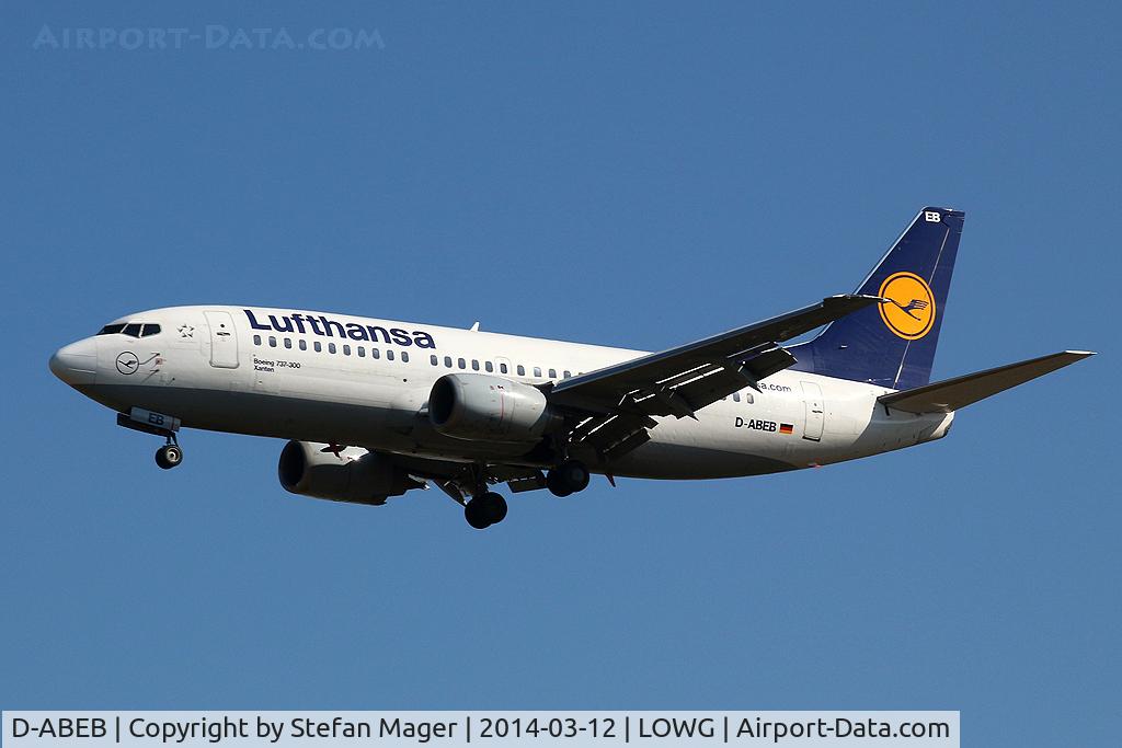 D-ABEB, 1991 Boeing 737-330 C/N 25148, Lufhansa B737-300 @GRZ