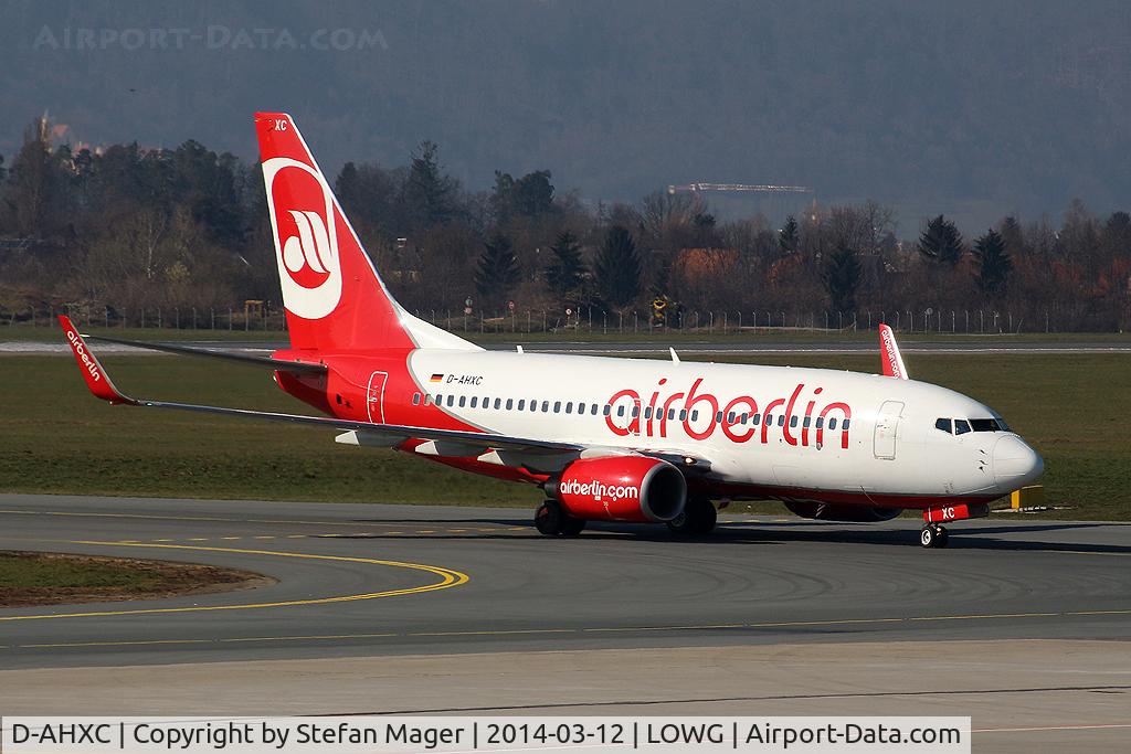 D-AHXC, 2007 Boeing 737-7K5 C/N 34693, Air Berlin arrived from TXL