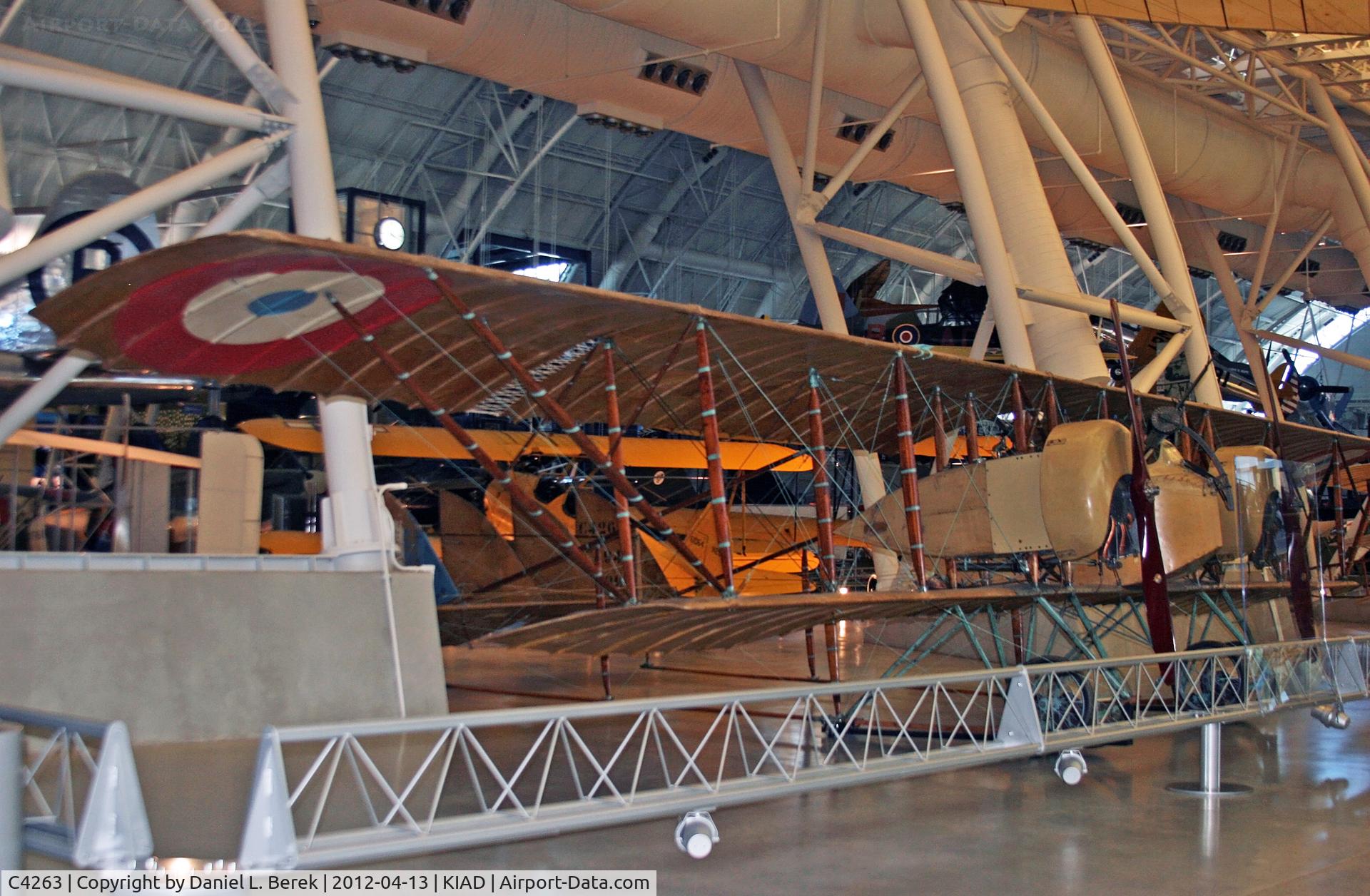 C4263, 1916 Caudron G.4 C/N 2170, Not only is this milestone aircraft extremely rare, but also it is the oldest surviving bomber in the world.