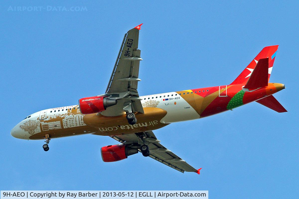 9H-AEO, 2006 Airbus A320-214 C/N 2768, Airbus A320-214 [2768] (Air Malta) Home~G 12/05/2013. On approach 27R.