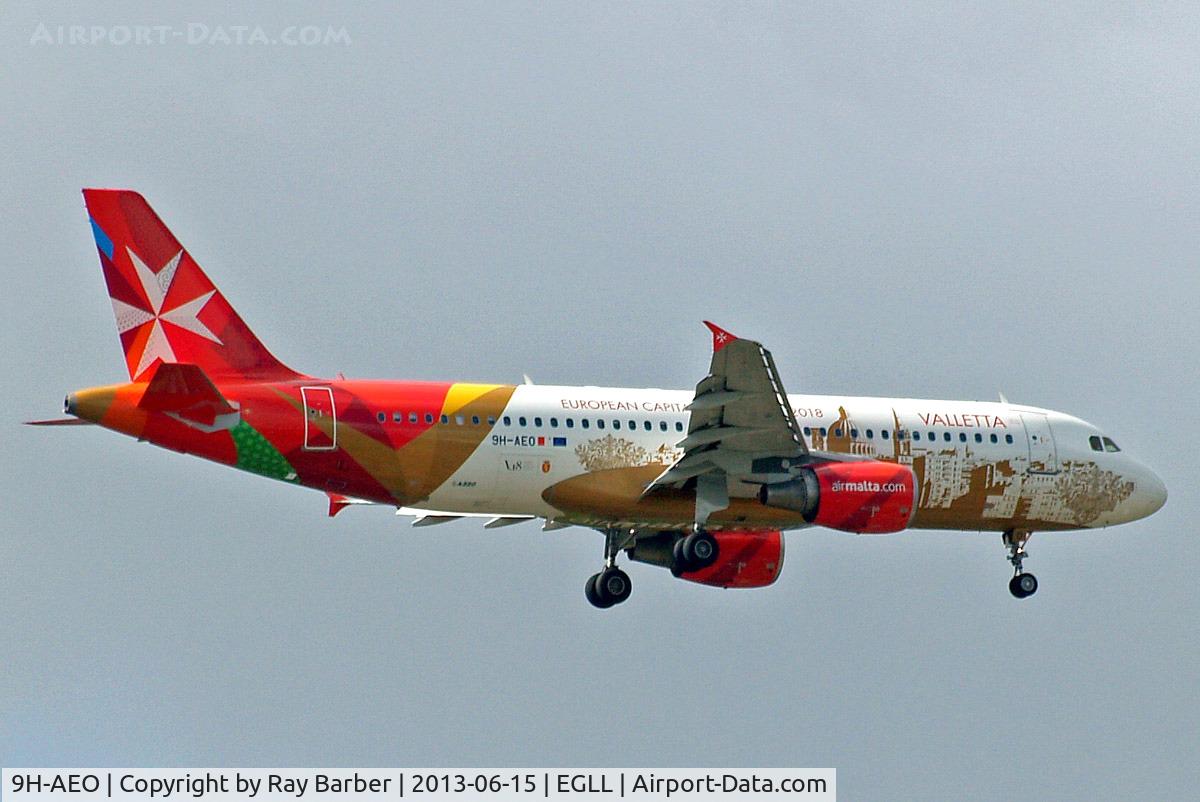 9H-AEO, 2006 Airbus A320-214 C/N 2768, Airbus A320-214 [2768] (Air Malta) Home~G 15/06/2013. On approach 27L.