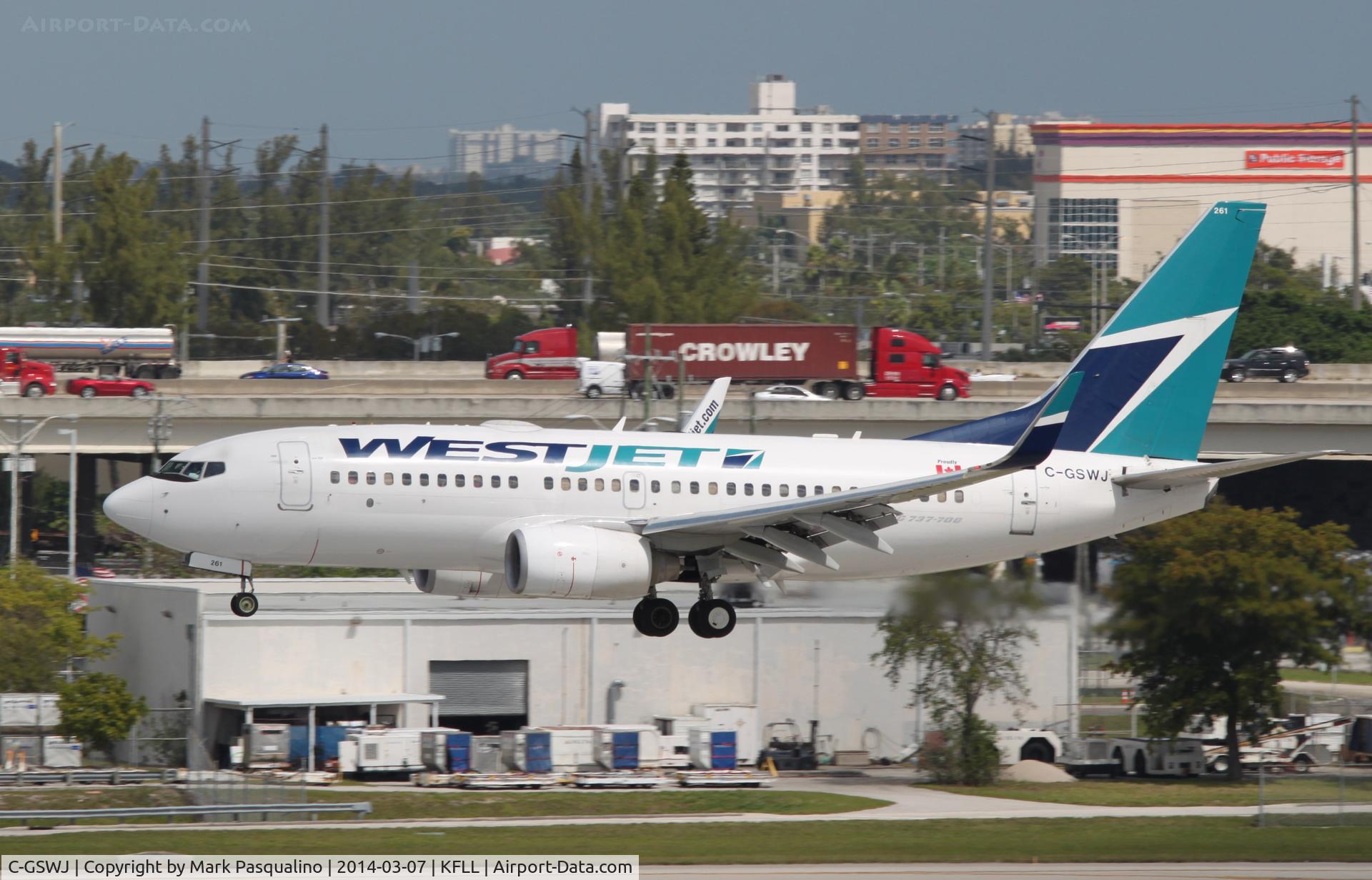 C-GSWJ, 2010 Boeing 737-7CT C/N 37423, Boeing 737-700
