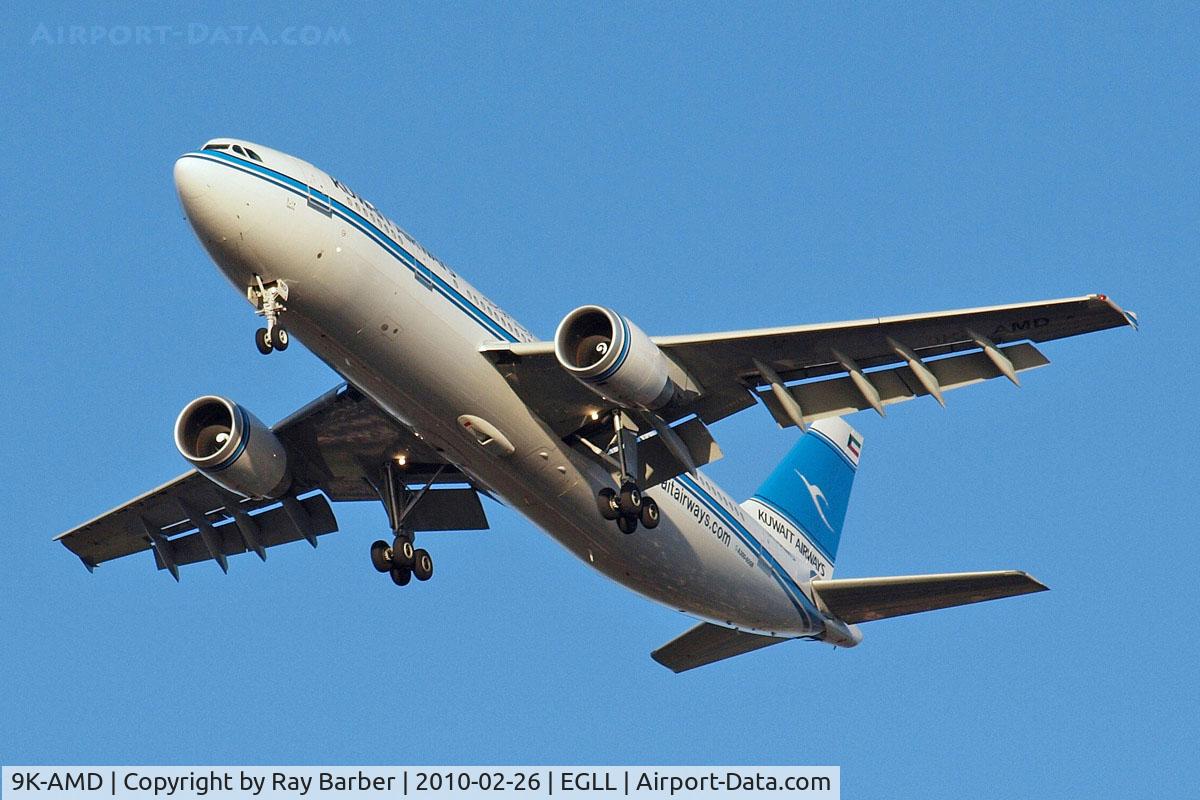 9K-AMD, 1993 Airbus A300B4-605R C/N 719, Airbus A300B4-605ER [719] (Kuwait Airways) Home~G 26/02/2010. On approach 27R.