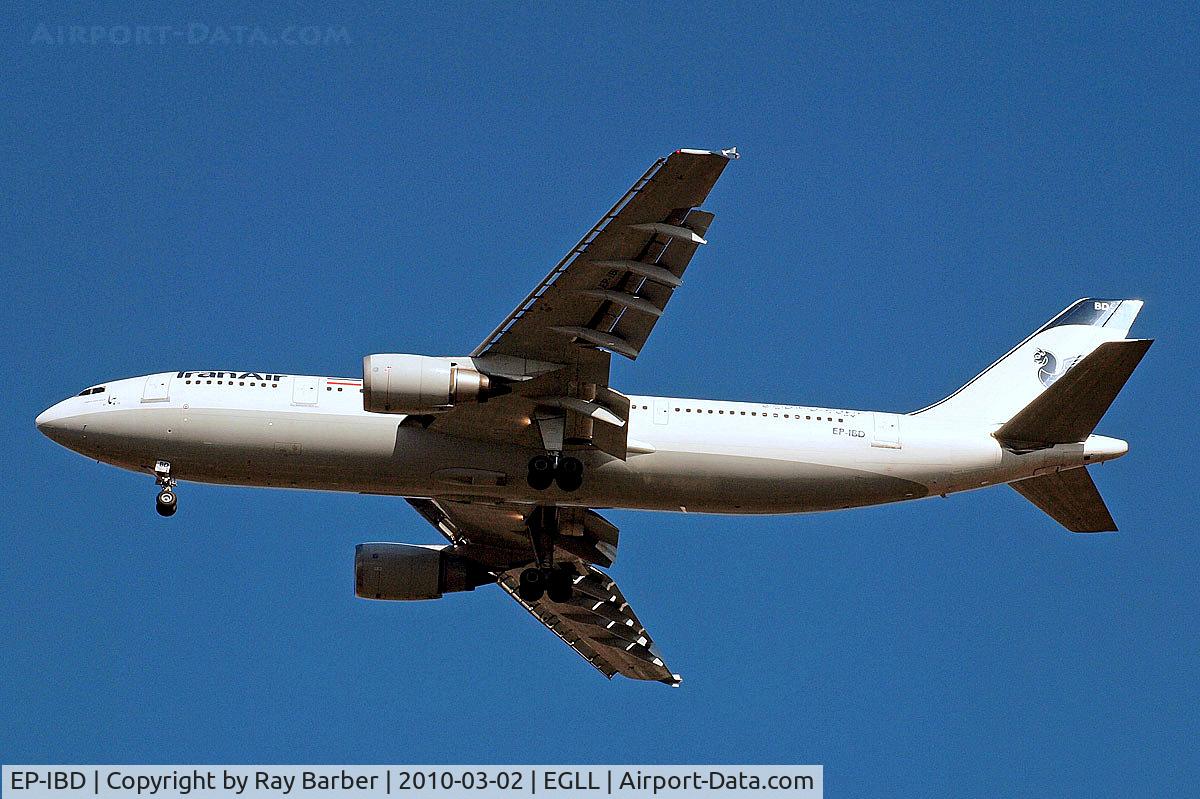 EP-IBD, 1993 Airbus A300B4-605R C/N 696, Airbus A300B4-605R [696] (Iran Air) Home~G 02/03/2010. On approach 27R.