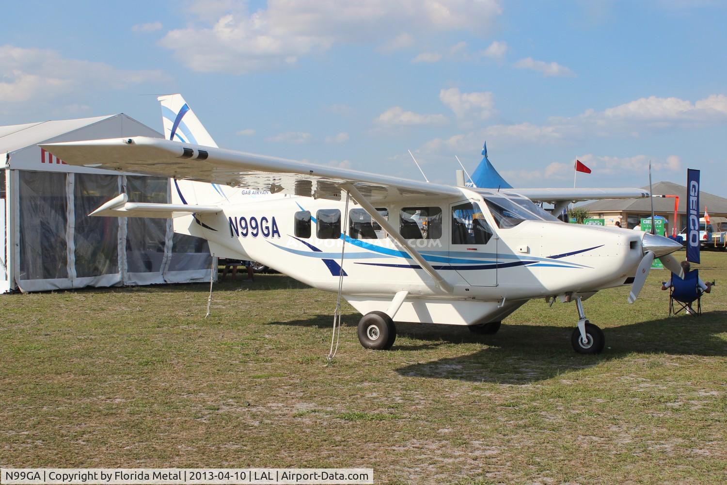 N99GA, 2012 GippsAero GA-8-TC320 Airvan C/N GA8-TC320-12-173, Gipps Aero GA8