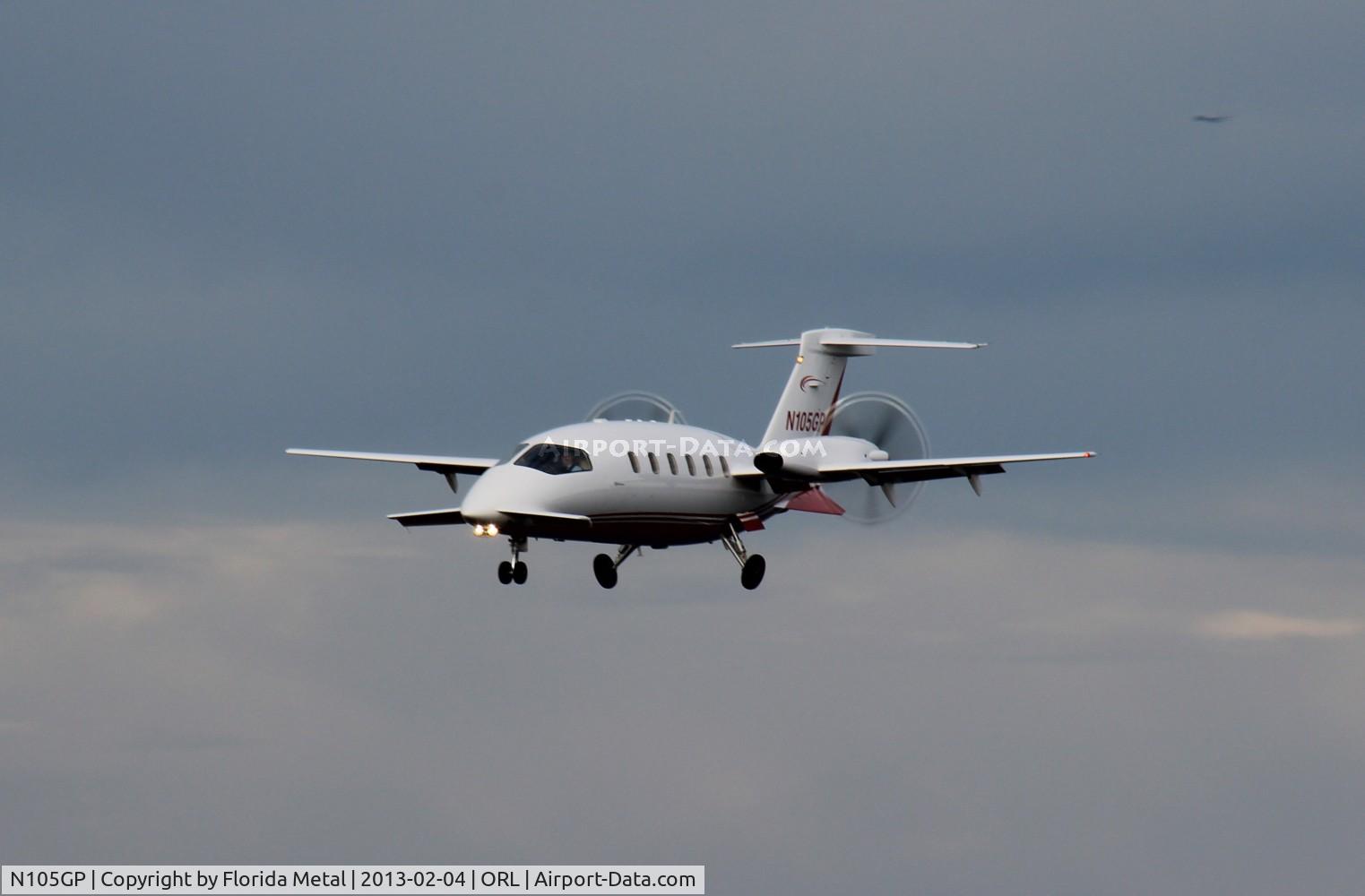 N105GP, Piaggio P-180 C/N 1048, Piaggio P180