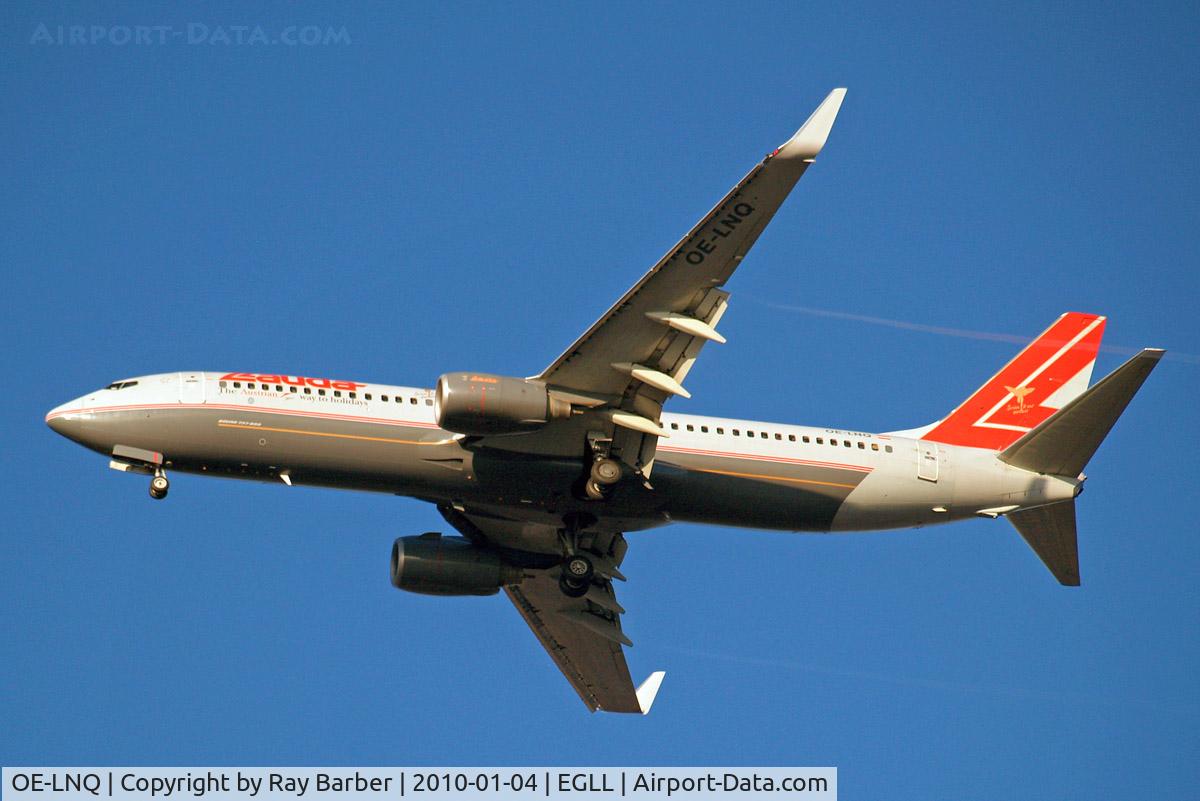 OE-LNQ, 2003 Boeing 737-8Z9 C/N 30421, Boeing 737-8Z9 [30421] (Lauda Air) Home~G 04/01/2010 On approach 27R.