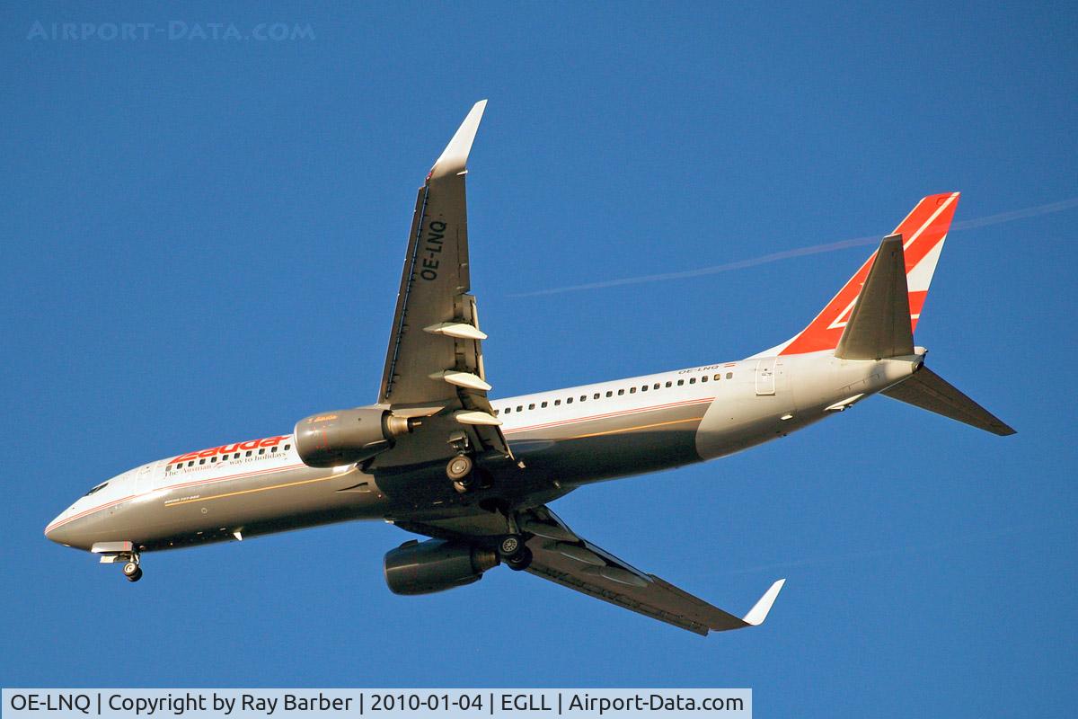 OE-LNQ, 2003 Boeing 737-8Z9 C/N 30421, Boeing 737-8Z9 [30421] (Lauda Air) Home~G 04/01/2010 On approach 27R.