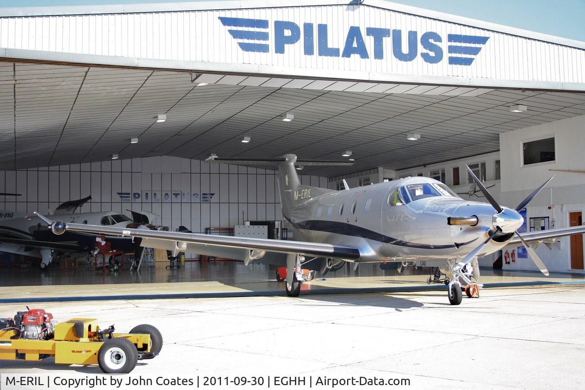 M-ERIL, 2010 Pilatus PC-12/47E C/N 1240, At Pilatus Centre