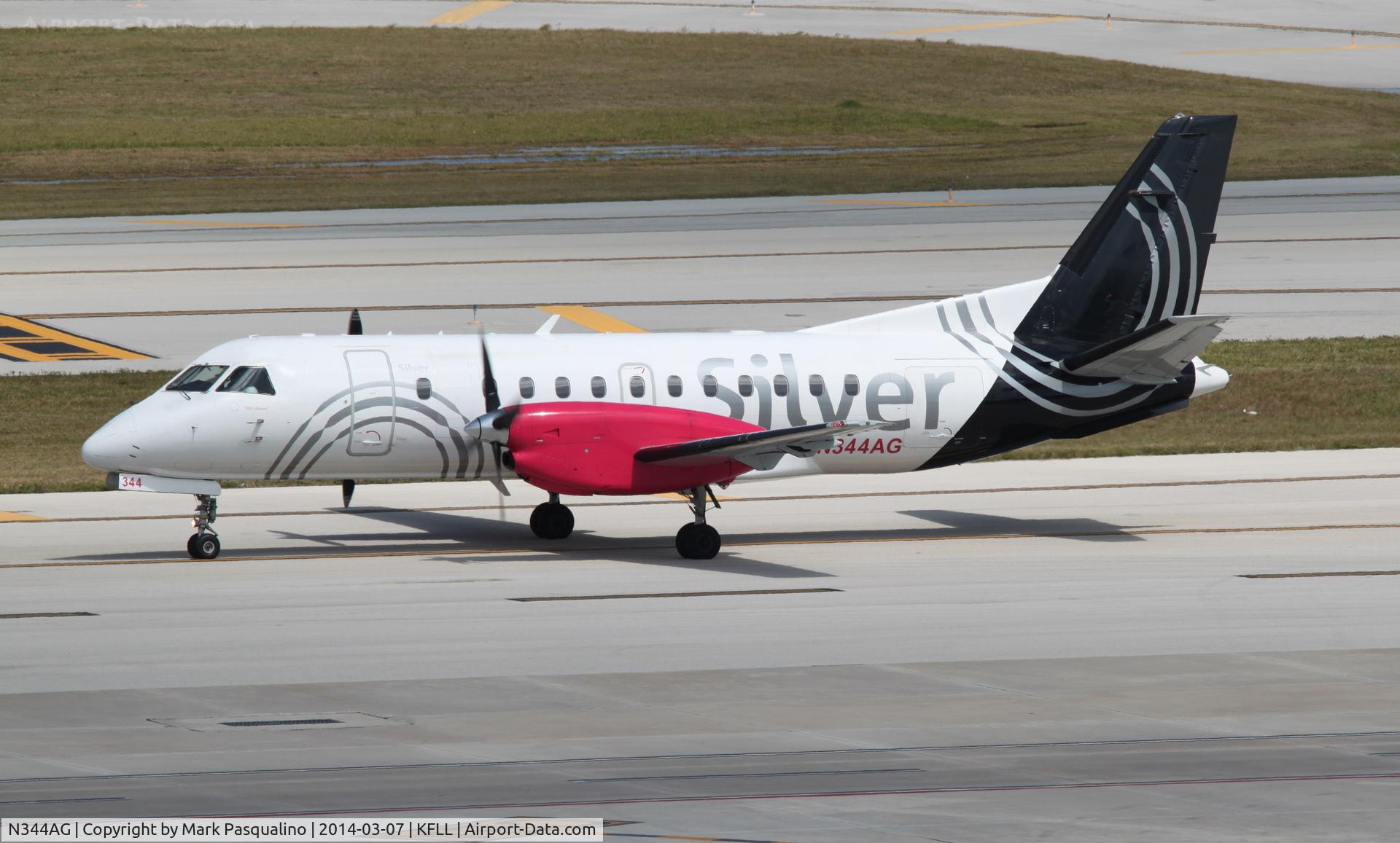 N344AG, 1998 Saab 340B C/N 340B-444, SAAB 340B