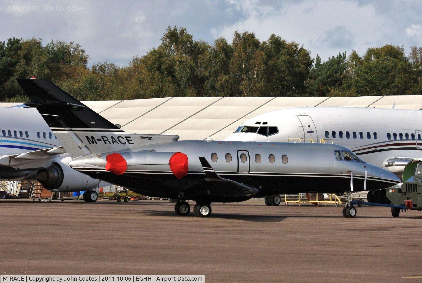 M-RACE, 2008 Hawker Beechcraft Hawker 850XP C/N 258895, On European ramp