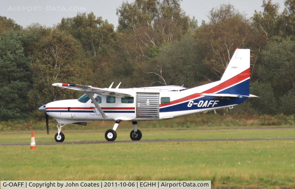 G-OAFF, 2007 Cessna 208 Caravan I C/N 20800415, Taxiing