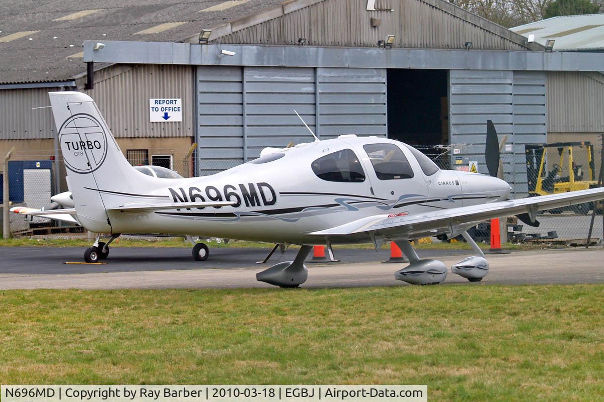 N696MD, Cirrus SR22 GTS Turbo C/N 3409, Cirrus Design SR-22 G3 GTS Turbo [3409] Staverton~G 18/03/2010