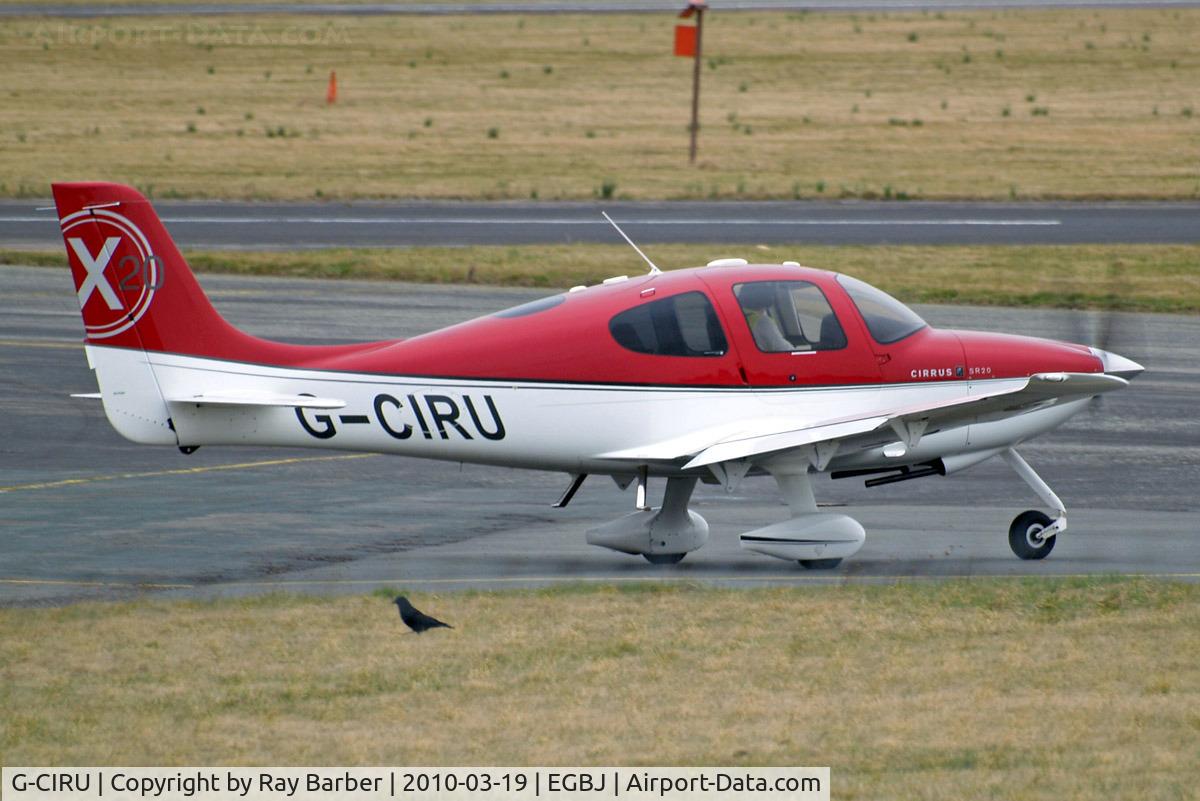 G-CIRU, 2009 Cirrus SR20 C/N 2023, Cirrus SR-20 GTS X Edition [2023] Staverton~G 19/03/2010