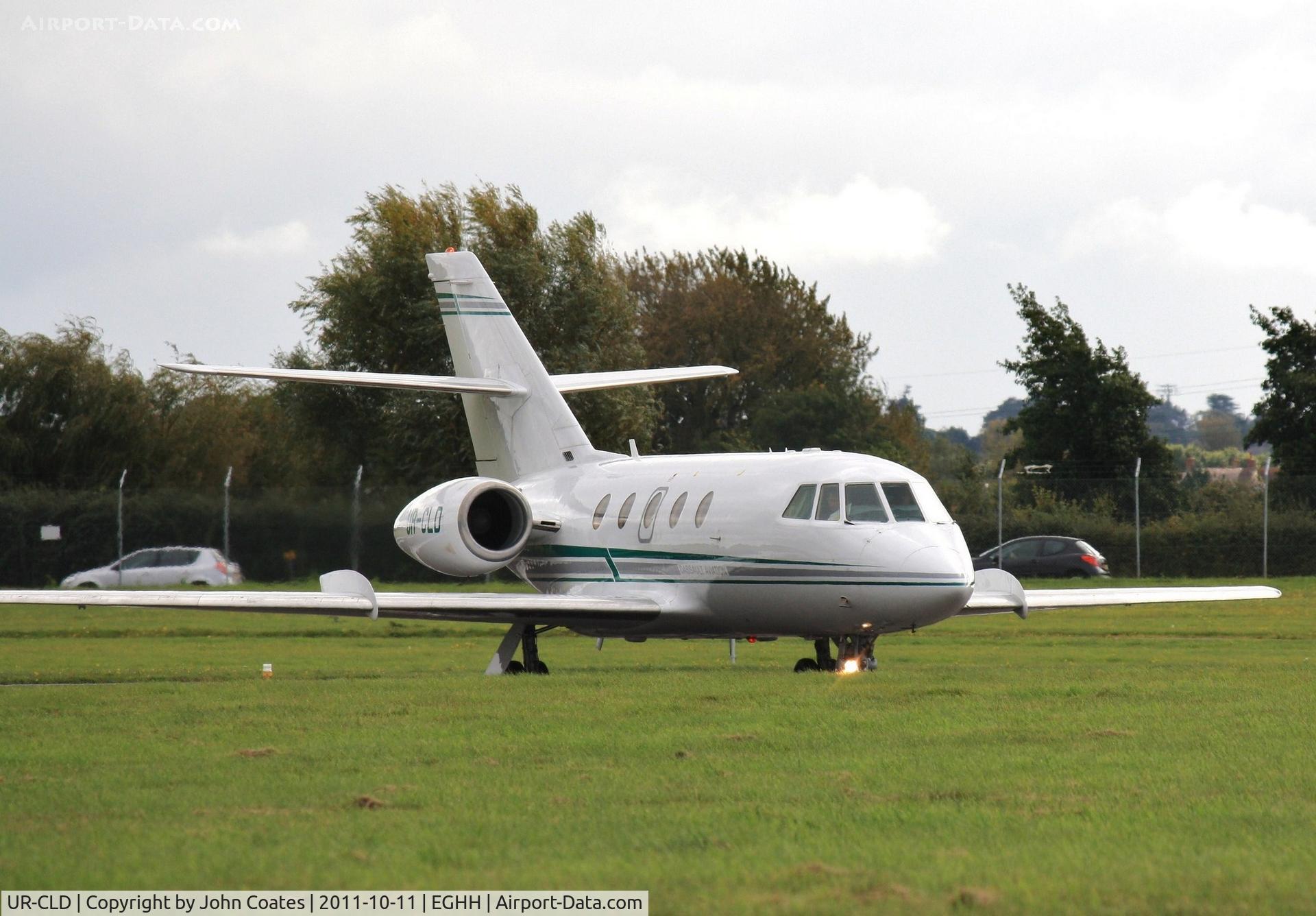 UR-CLD, 1974 Dassault Falcon (Mystere) 20E C/N 315, Exiting 26