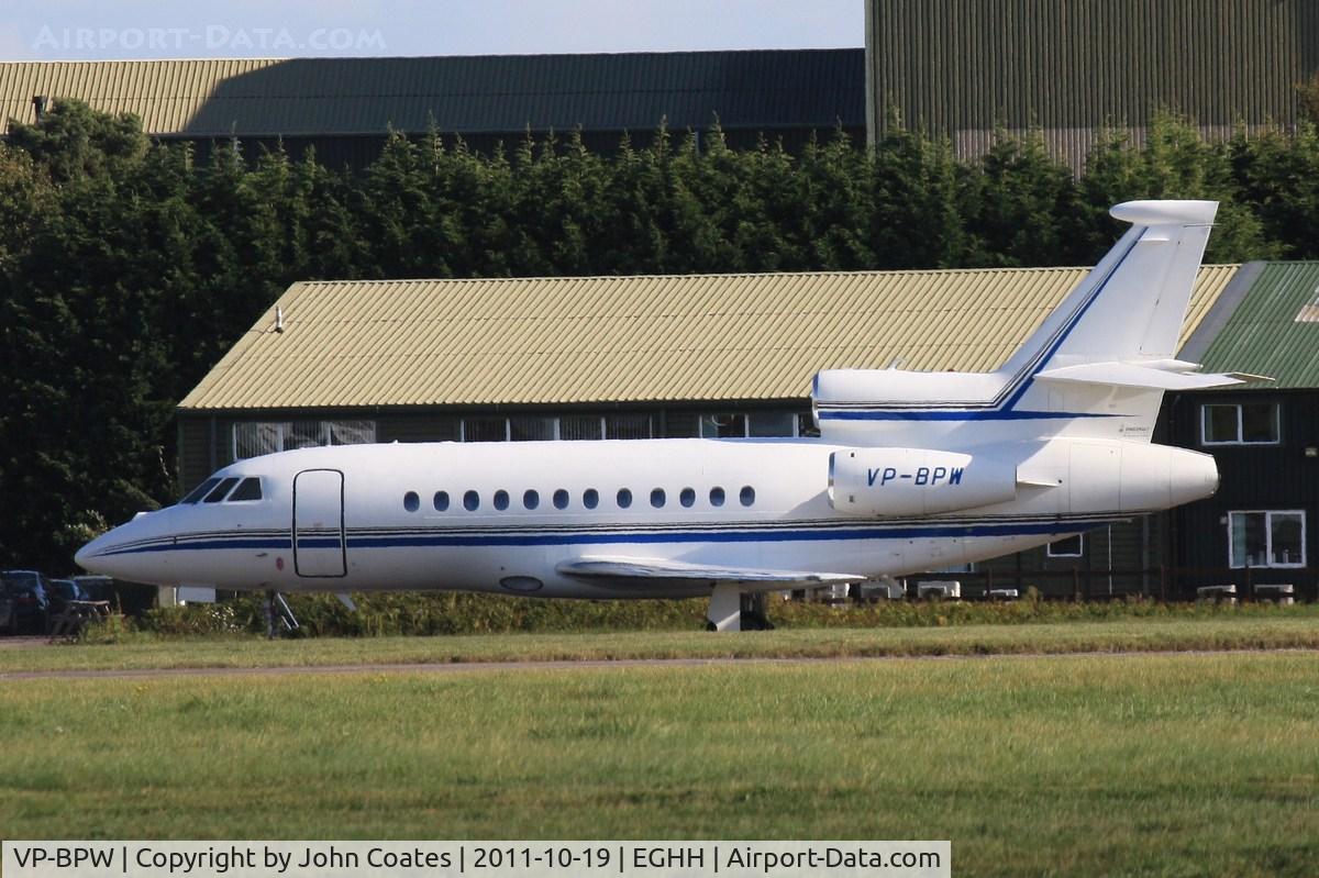 VP-BPW, 2009 Dassault Falcon 900EX-EASy C/N 225, At CTC